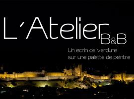 L'Atelier B&B, Amazing view，位于卡尔卡松的酒店