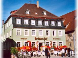 Gasthof Grüner Hof，位于魏克尔斯海姆的酒店