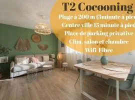 Le Med - Apartment T2 Confort - Proche plage - Clim - Parking privé