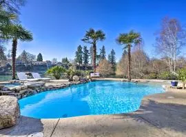 Luxe Grants Pass Getaway with Riverfront Views!