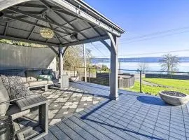 Puget Sound Cabin with Hot Tub and Water Views!