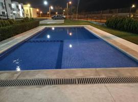 Maravilloso apartamento en privada con alberca，位于埃里博托·哈拉将军机场 - VER附近的酒店
