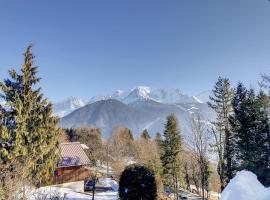 Mont Alt, F2 40m2 en rdc, calme, Vue Mt Blanc，位于帕西帕西湖附近的酒店