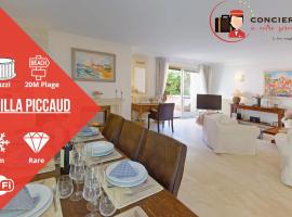 Villa Picaud - 50M plage, terrasse, clim - Unique Centre Cannes，位于戛纳的酒店