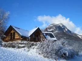 Chalet écologique à La Thuile avec vue sur montagne