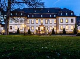 拜德纽斯塔德特城堡酒店，位于萨勒河畔巴特诺伊施塔特的带停车场的酒店