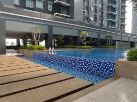 Bukit Rimau Instagrammable 2 Bedroom Apartment With Pool View up to 5 PAX，位于莎阿南的酒店
