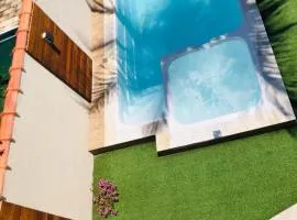 Casa de praia, piscina aquecida, cervejeira e bilhar