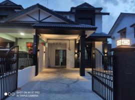 55 homestay 4-bedrooms guesthouse in Bukit Bakri Muar Johor，位于Bakri的旅馆