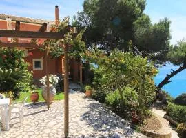 Villa Takis on Pelekas beach Apartment A with private garden and sea view