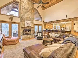 Game Room and Fire Pit Spacious Elk Park Lodge!