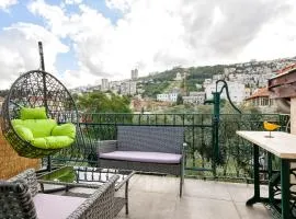 Amazing view Bahai gardens - german colony center