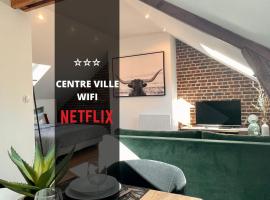DOWNTOWN LOFT - CENTRE VILLE - WiFi - NETFLIX，位于亚眠Berny's Museum附近的酒店