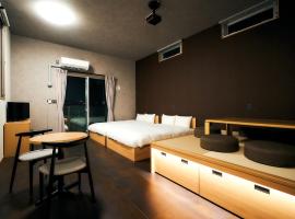 Rakuten STAY Hakata Gion 502 Deluxe Room，位于福冈巴比伦24小时会议室和音乐厅附近的酒店