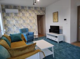 Blue Apartment Riverside，位于波德戈里察Podgorica Museum附近的酒店