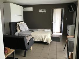 Studio Gardenroom Guesthouse De Steenberg met wellness & tuinzicht，位于赫尔的旅馆