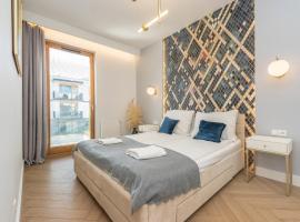 Pomorskie Apartamenty Bernadowska Gold，位于格丁尼亚Kolibki Adventure Park附近的酒店