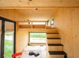 Tiny House Nature 16 Zur Meerseite - Green Tiny Village Harlesiel，位于卡罗利嫩西尔的小屋