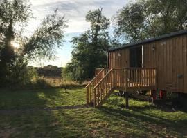 Sunset Shepherds Hut，位于汤顿的公寓