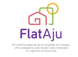 Flat Aju - Um jeitinho especial de se hospedar em Aracaju. Uma verdadeira suíte master todo mobiliado no capricho só para você.，位于阿拉卡茹Riomar Shopping Centre附近的酒店