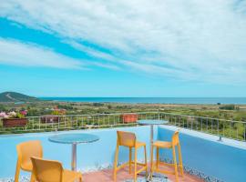 panoramic LOFT Fora e ' Muros with sea view common terrace , Ammentos Posada，位于波萨达的酒店