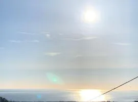 Levé du soleil sur la mer