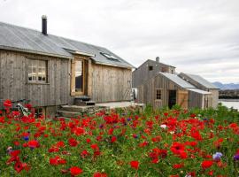 Fisherman's cabin，位于Kvalnes的酒店