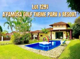 Melaka AFamosa Resort D'amour Comfortable and Healing With Theater Projector Private Villa With Garden View Swimming Pool Seasonal Christmas Theme
