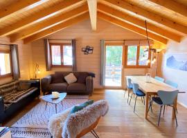 3-Schlafzimmer Chalet Eichhorn****, Saas Fee 1800m，位于萨斯费的酒店