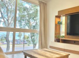 Espectacular departamento sobre la laguna para parejas，位于查斯科穆斯的酒店