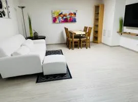 Harste Ferienhaus Ozga mit Balkon und Garten