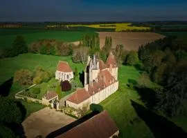 Chambre jaune MANOIR DE LA VOVE Perche