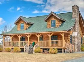 Carroll Log Cabin with Deck Less Than 9 Mi to Bretton Woods!