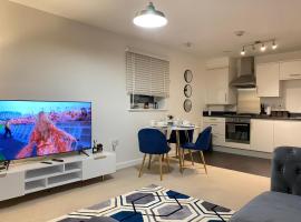 Stylish Station Apartment in Rochester with Free Parking，位于Wainscot罗彻斯特城堡附近的酒店