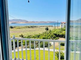 Lemnos Retreat Villa-250m from the Beach 1km from Diapori，位于孔蒂亚斯的低价酒店