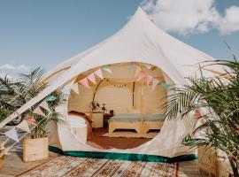 raus und gut Glamping am Gräbendorfer See，位于Drebkau的酒店