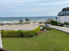 Berliner Hof 3-Zi-Wohnung mit Meerblick und Strandlage an der Promenade，位于沙博伊茨的酒店