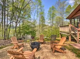 Cozy Hiawassee Cabin with Fire Pit and Mtn Views!