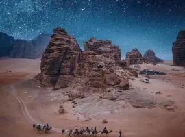 The sun of Wadi Rum