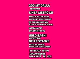 B&B NEAR METRO' CENTRAL LINE - Only wc in the rooms 15 Minutes to Termini Station 20 to Spagna square - In the Night Bus，位于罗马的酒店