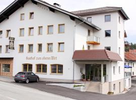 Hotel-Gasthof Zum Oberen Wirt，位于雷根的酒店