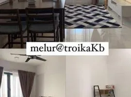 Lovely 2-BR service apartment with pool (melur @ troikaKB)