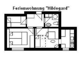 Hildegard，位于乌辛根的公寓