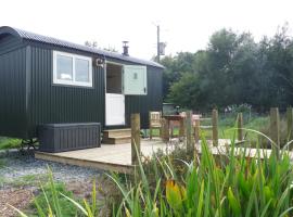 Shepherds Hut on Cornish Smallholding，位于彭赞斯的豪华帐篷营地