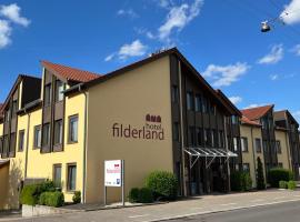 Hotel Filderland-Stuttgart Messe Airport - Free Parking，位于莱因费尔登-埃希特尔丁根的酒店