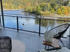 Apartments Saaldorf-Ferienhaus mit 6 Apartments 45qm-120qm direkt am Thüringer Meer-Bleilochtalsperre