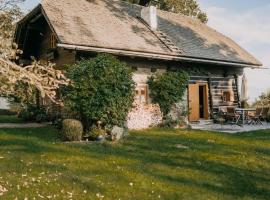 Almchalet bei Pörtschach，位于Obergöriach的木屋