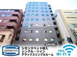 HOTEL LiVEMAX Yokohama Kannai Ekimae，位于横滨Naka Ward的酒店
