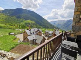 Dúplex con terraza y vistas panorámicas en Taüll，位于陶尔的公寓