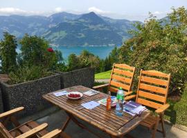 Mountain peace in the heart of Switzerland，位于埃梅滕Sessellift Wangiboden-Klewenstock附近的酒店